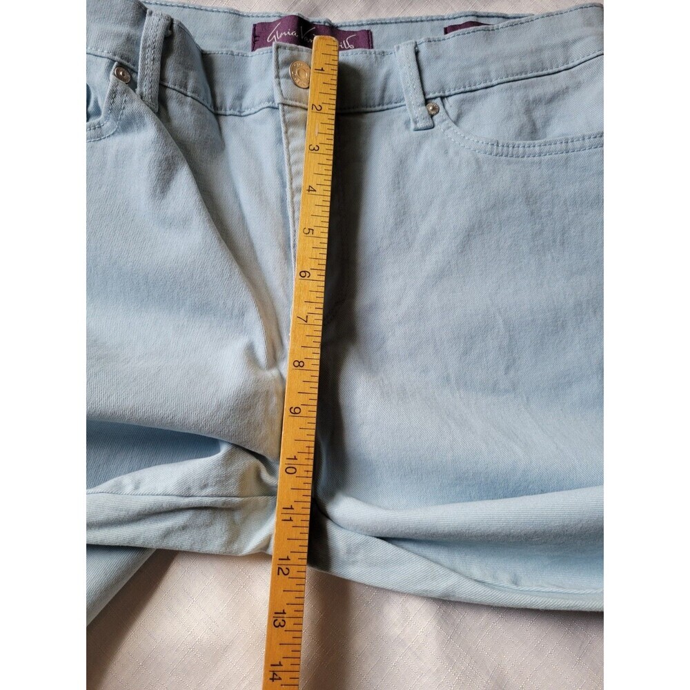 New Gloria Vanderbilt Amanda Women's Jeans size 10 Light Blue  & Cotton - Picture 9 of 13